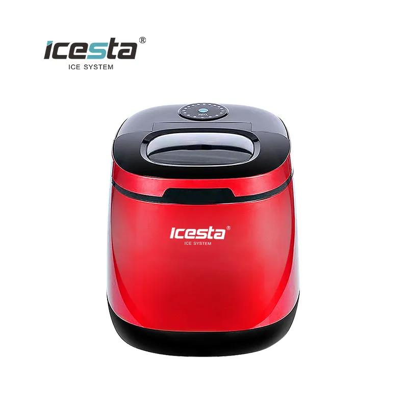 **ICESTA Portable Ice Maker: Fast Bullet Ice Production, Smart & Stylish** 2