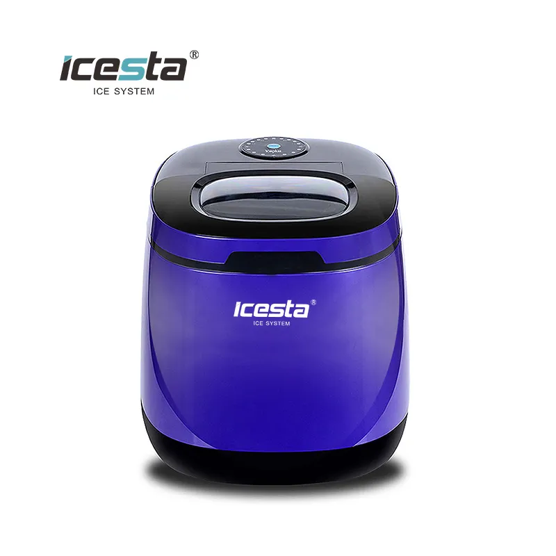 **ICESTA Portable Ice Maker: Fast Bullet Ice Production, Smart & Stylish** 7