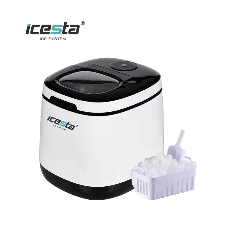**ICESTA Portable Ice Maker: Fast Bullet Ice Production, Smart & Stylish** 6