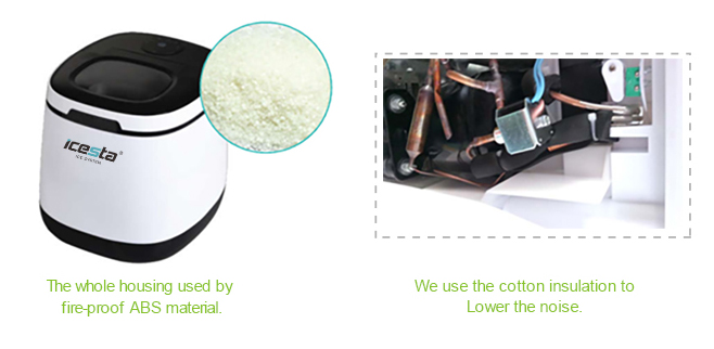 Home ice maker machine mini portable bullet ICESTA 25