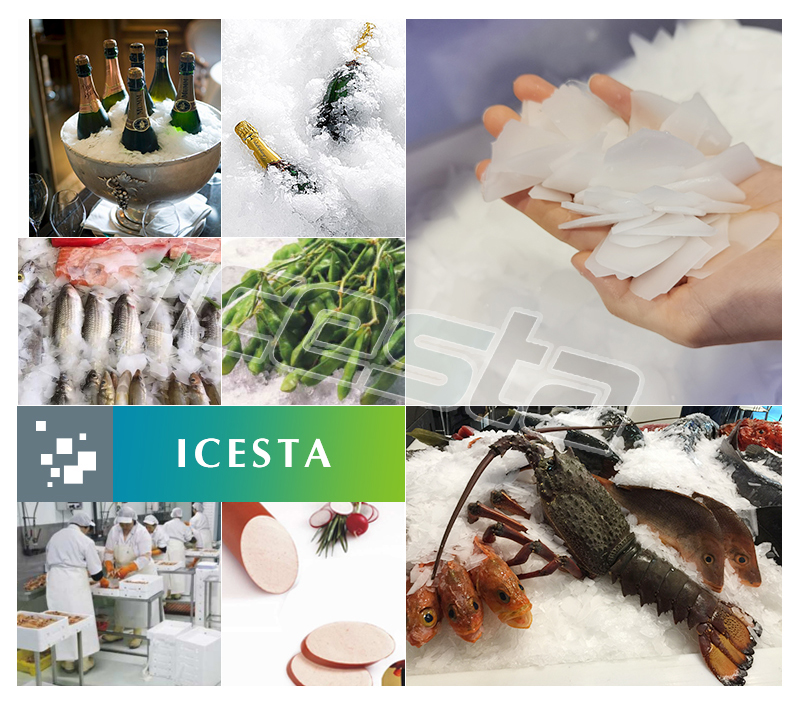 ICESTA commercial flake ice machine for Best Quality automatic energy-saving High Productivity 12