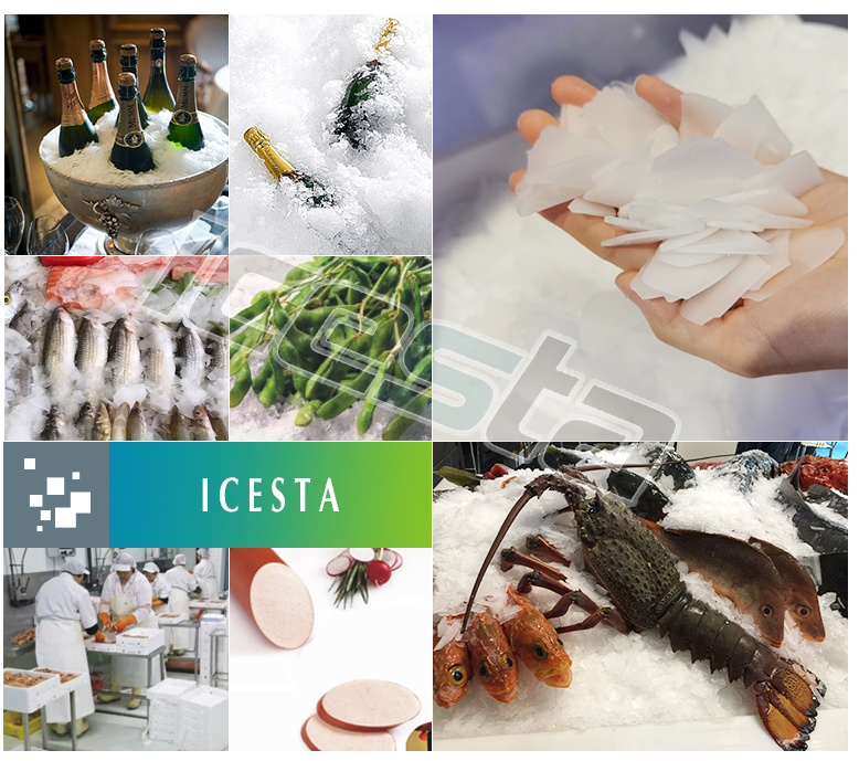 ICESTA  3 ton commercial flake ice machine with Quality Automatic Energy-saving High Productivity Long Service Life 16