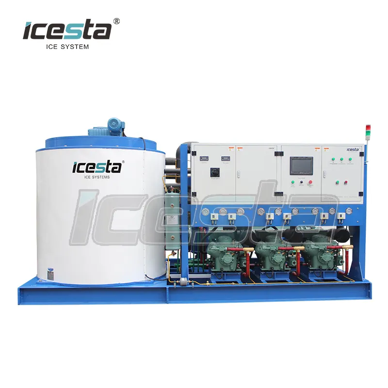 Customizable 30t Industrial Flake Ice Maker for Fish 7