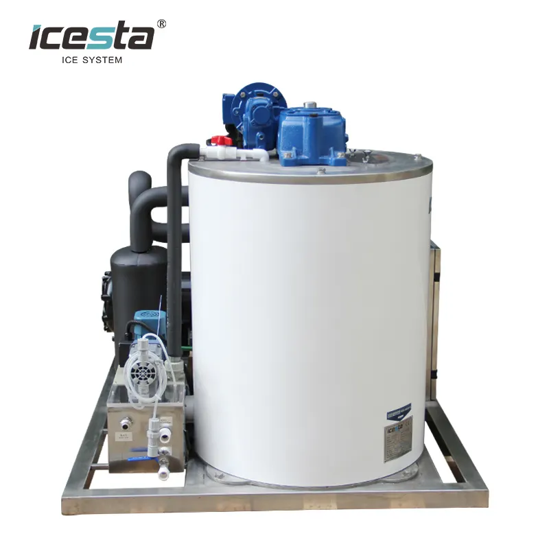 Stainless Steel Flake Ice Machine - Corrosion Resistant, Perfect for Food Industry & Fishing Boats 7