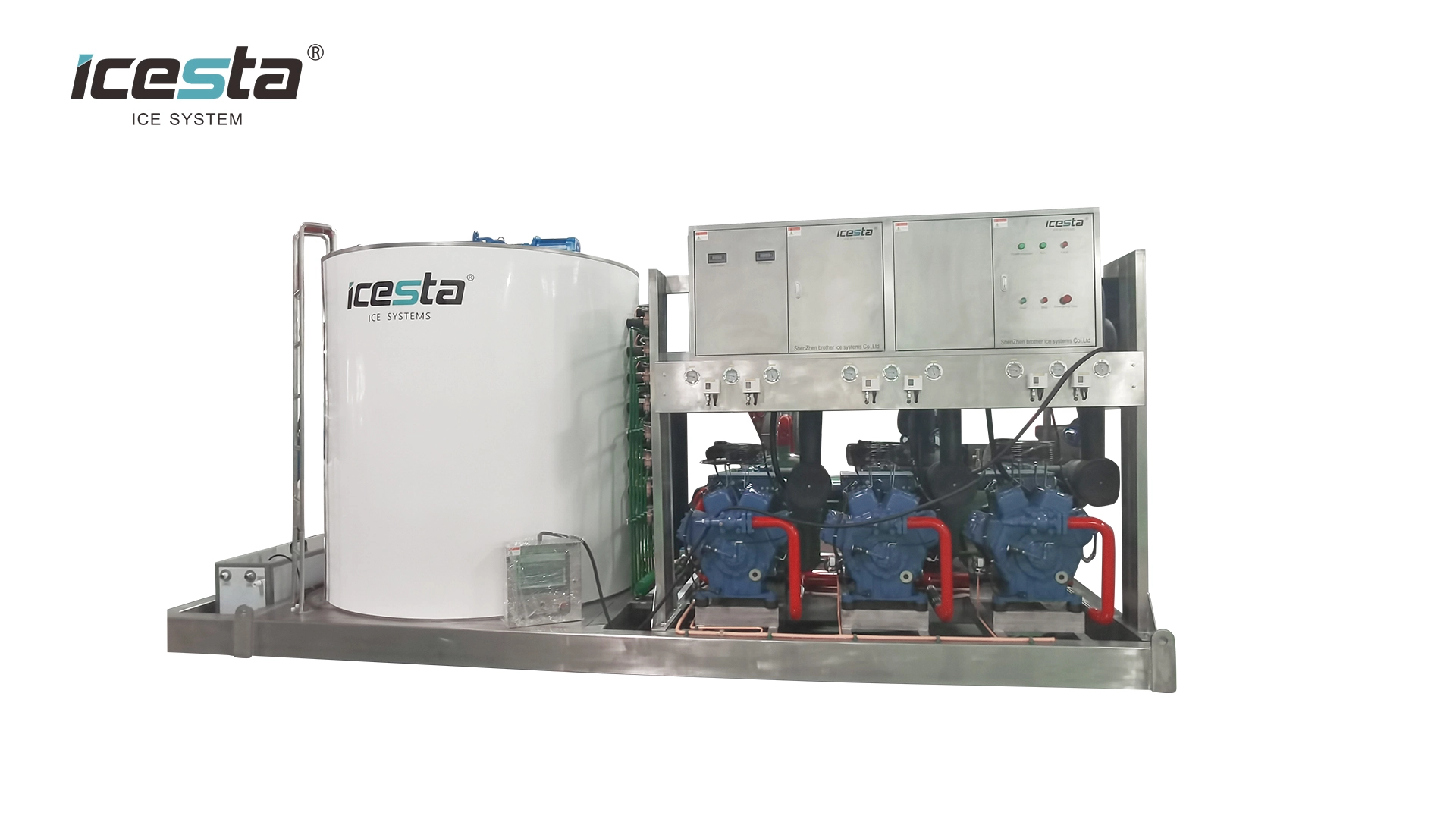 Flake Ice Machine 20 Ton Industrial from ICESTA 1
