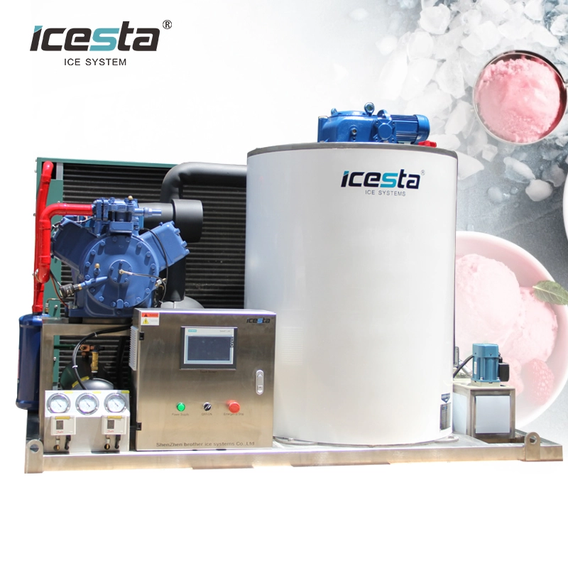 Customized Edible stainless steel flake ice machine 3-10 ton manufacturers From China | Brother Ice System 1