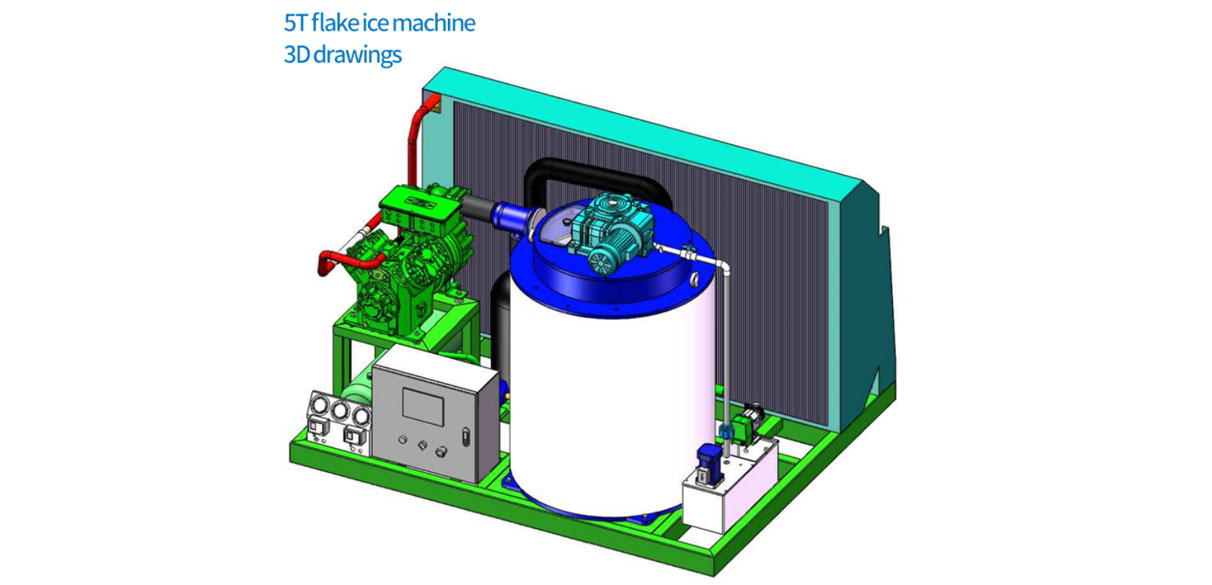 Customized Edible stainless steel flake ice machine 3-10 ton manufacturers From China | Brother Ice System 15