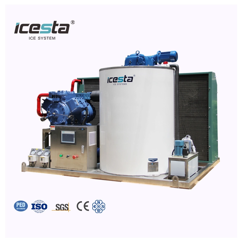 Flake Ice Machine 5t To 10 Ton Daily Stainless Steel(Food Grade) from ICESTA 1