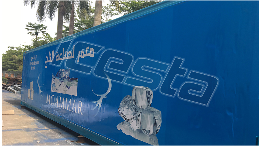 Snowflake Ice Machine 20t Making Snow Strong Durability from Icesta for Skiing Resort 34