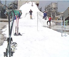 Snowflake Ice Machine 20t Making Snow Strong Durability from Icesta for Skiing Resort 24