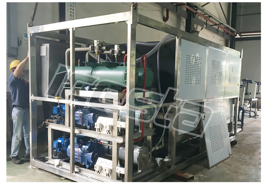 Sea water ice slurry machine small size from ICESTA 15