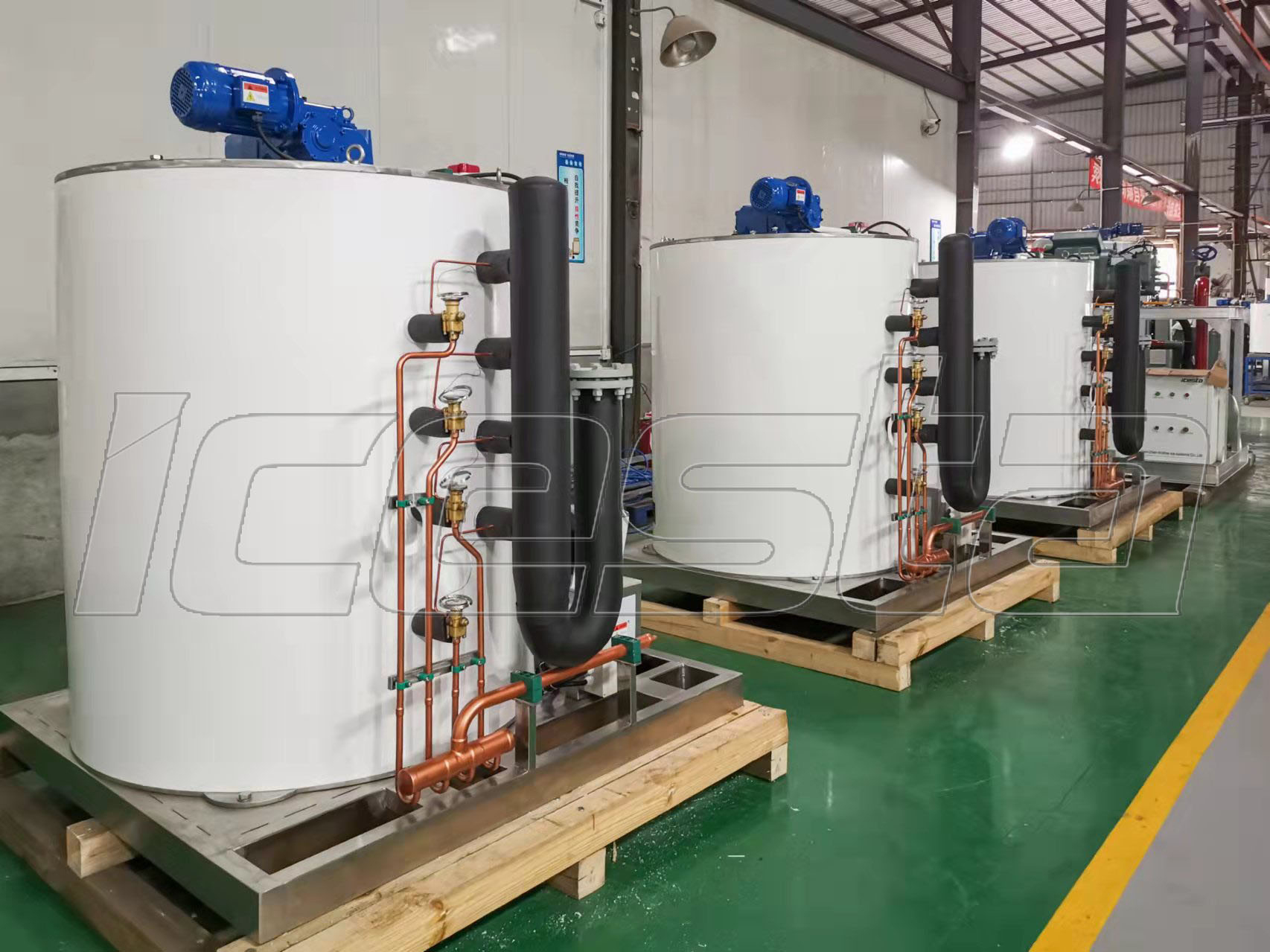China flake ice machine evaporator manufacturers - ICESTA Ice System 2