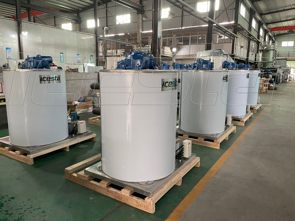 China flake ice machine evaporator manufacturers - ICESTA Ice System 3