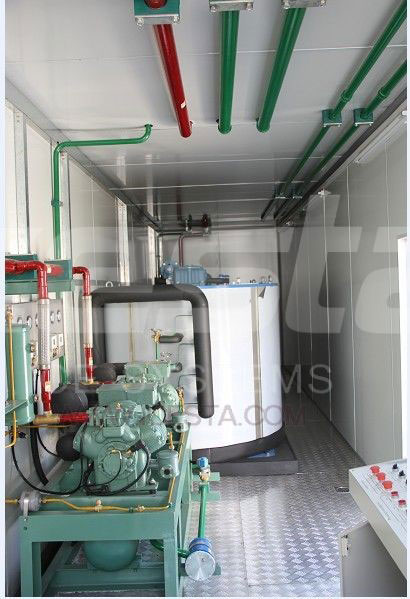 Flake Ice plant & 50 Tons Storage Bin & Automatic Ice Delivery System 160 Ton in Xinjiang from ICESTA 7