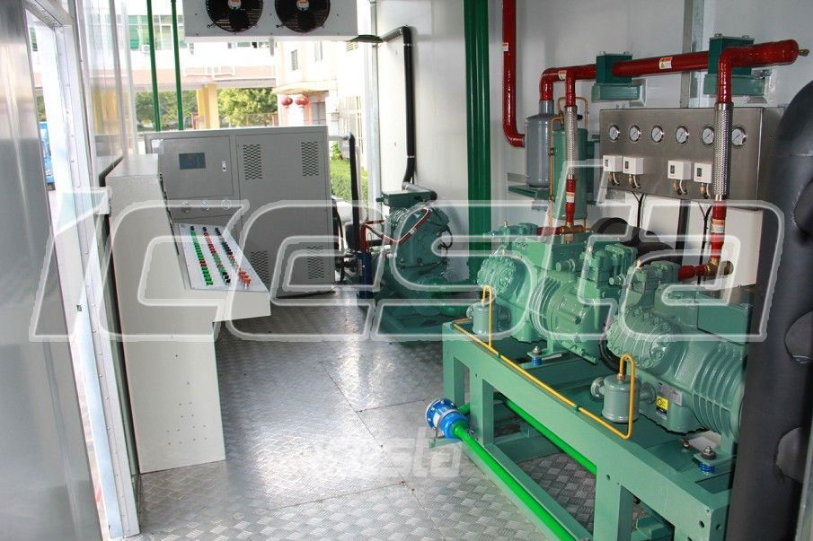 Flake Ice plant & 50 Tons Storage Bin & Automatic Ice Delivery System 160 Ton in Xinjiang from ICESTA 8