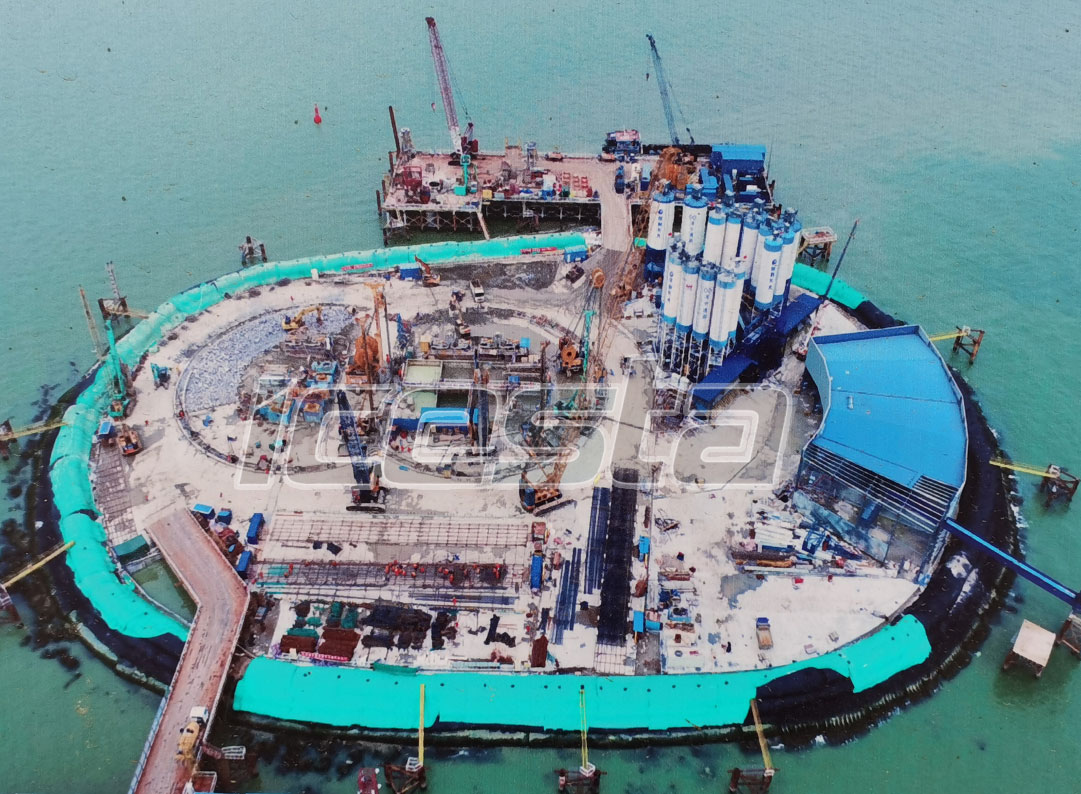 Flake ice system for concrete cooling solution from ICESTA 2