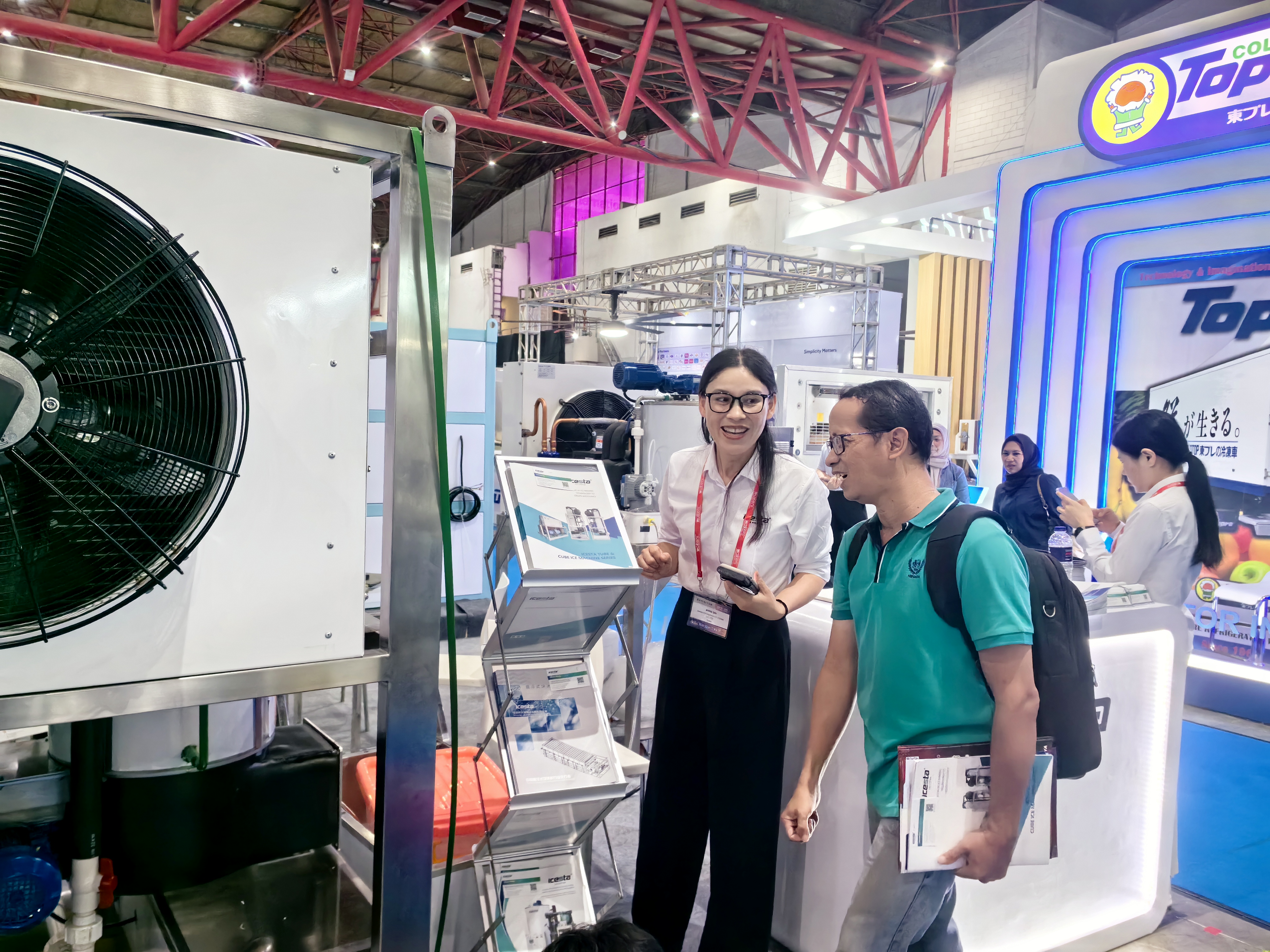 What a successful beginning in the first two days at the IISM & Indonesia Cold Chain Expo 2024 7