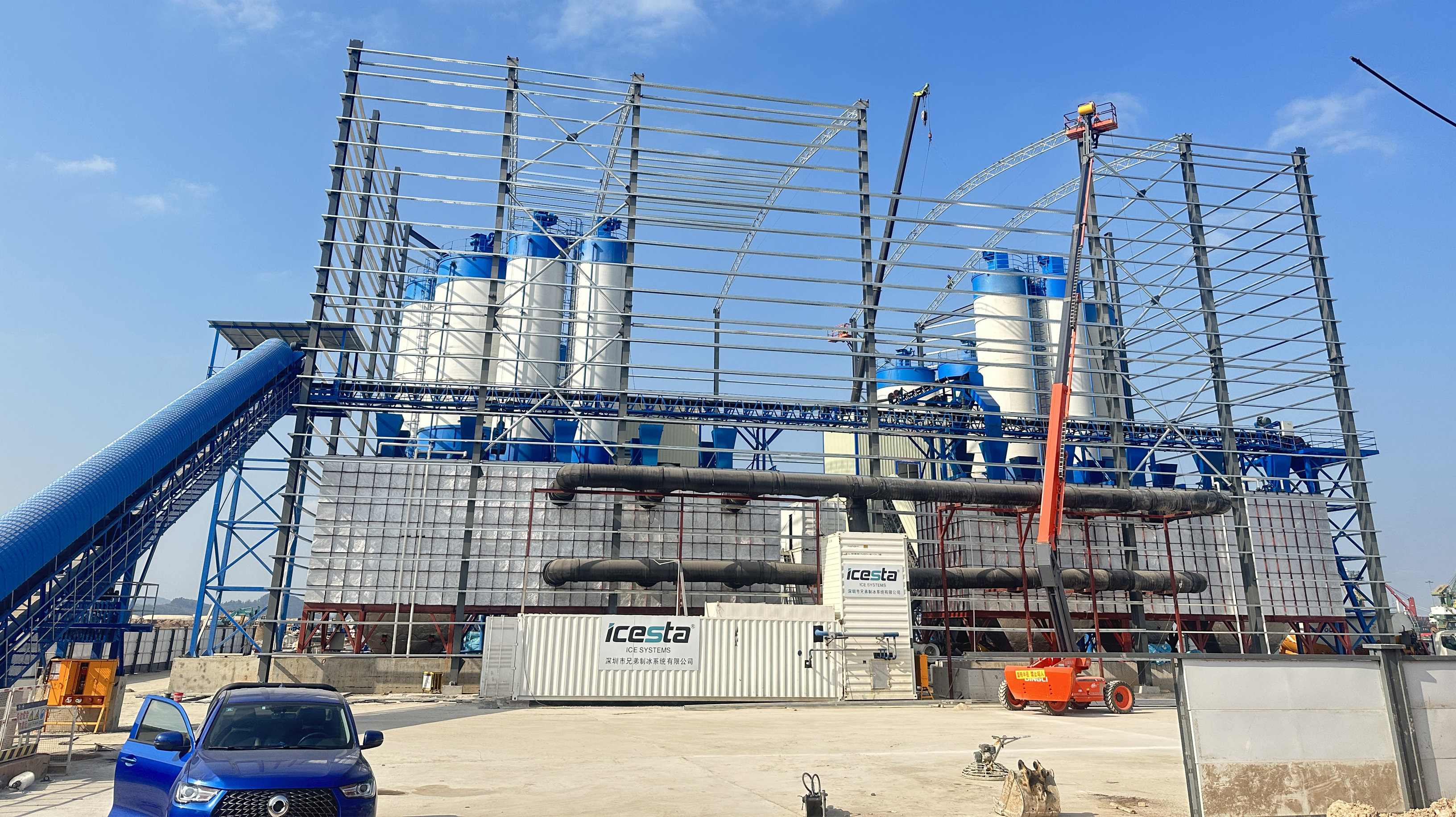 Shenzhen-Zhongshan Link,in which ICESTA participated as a concrete cooling ice system supplier, was officially operation 3