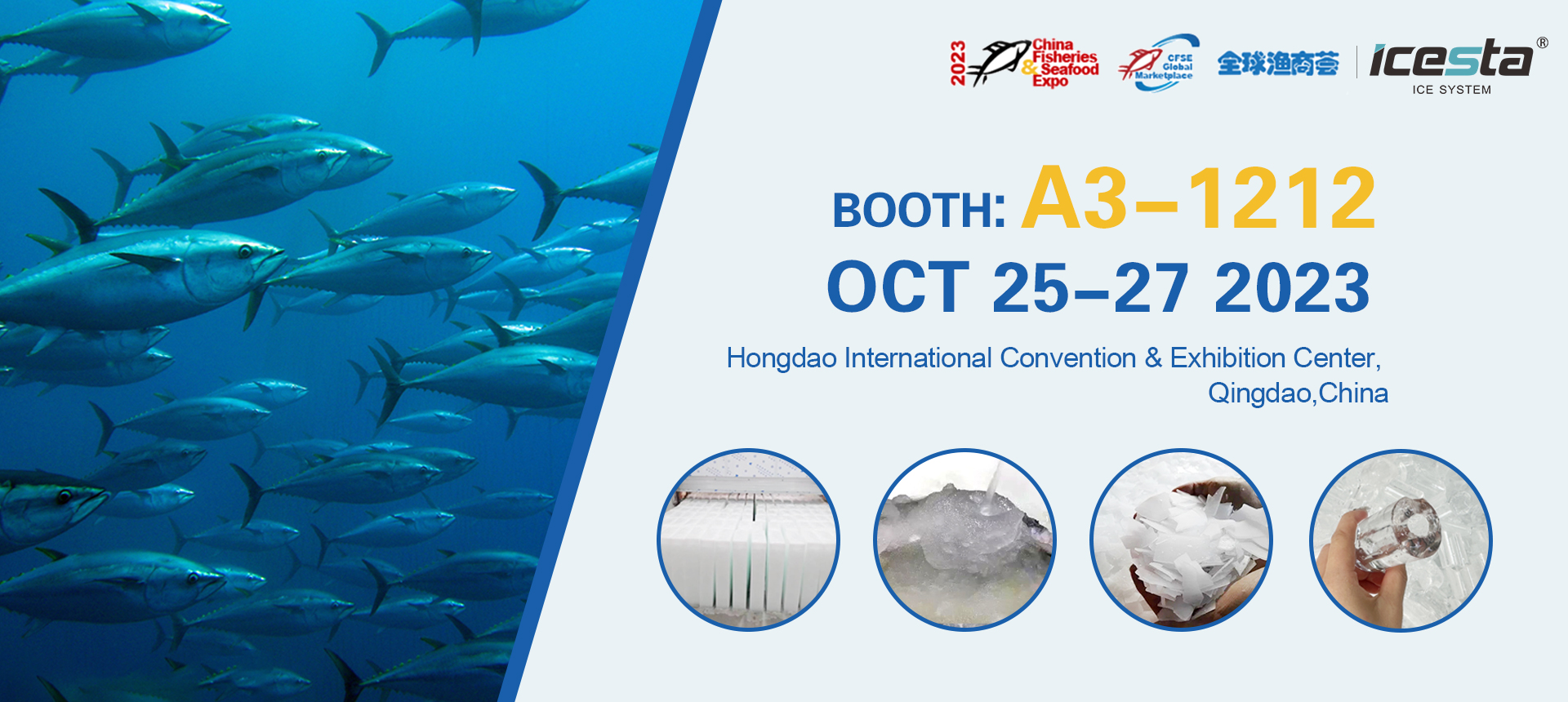 The ICESTA team will participate in China Fisheries & Seafood Expo In Qingdao,China 1