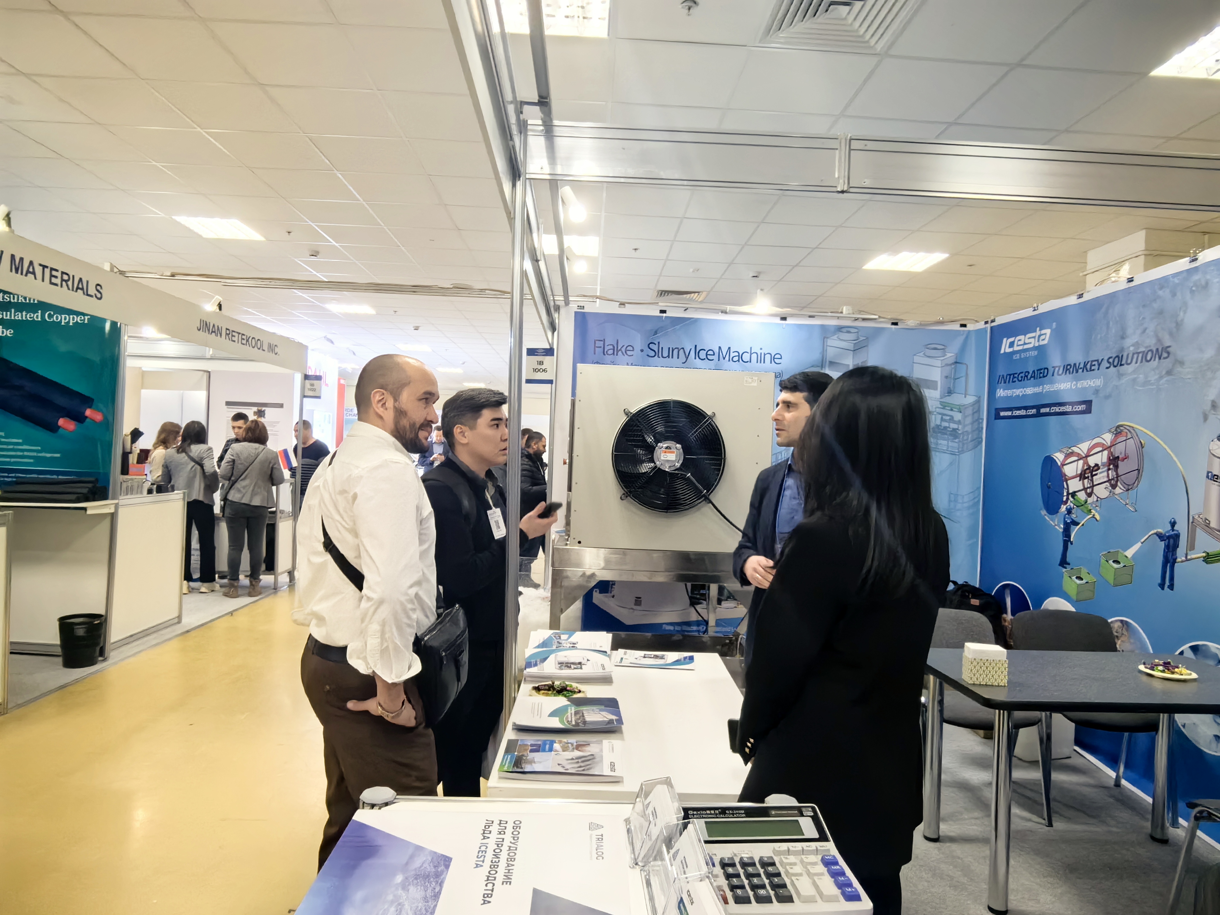 The ICESTA team successfully participated in the Climate world expo 2024 from 27th February to 1st March 4