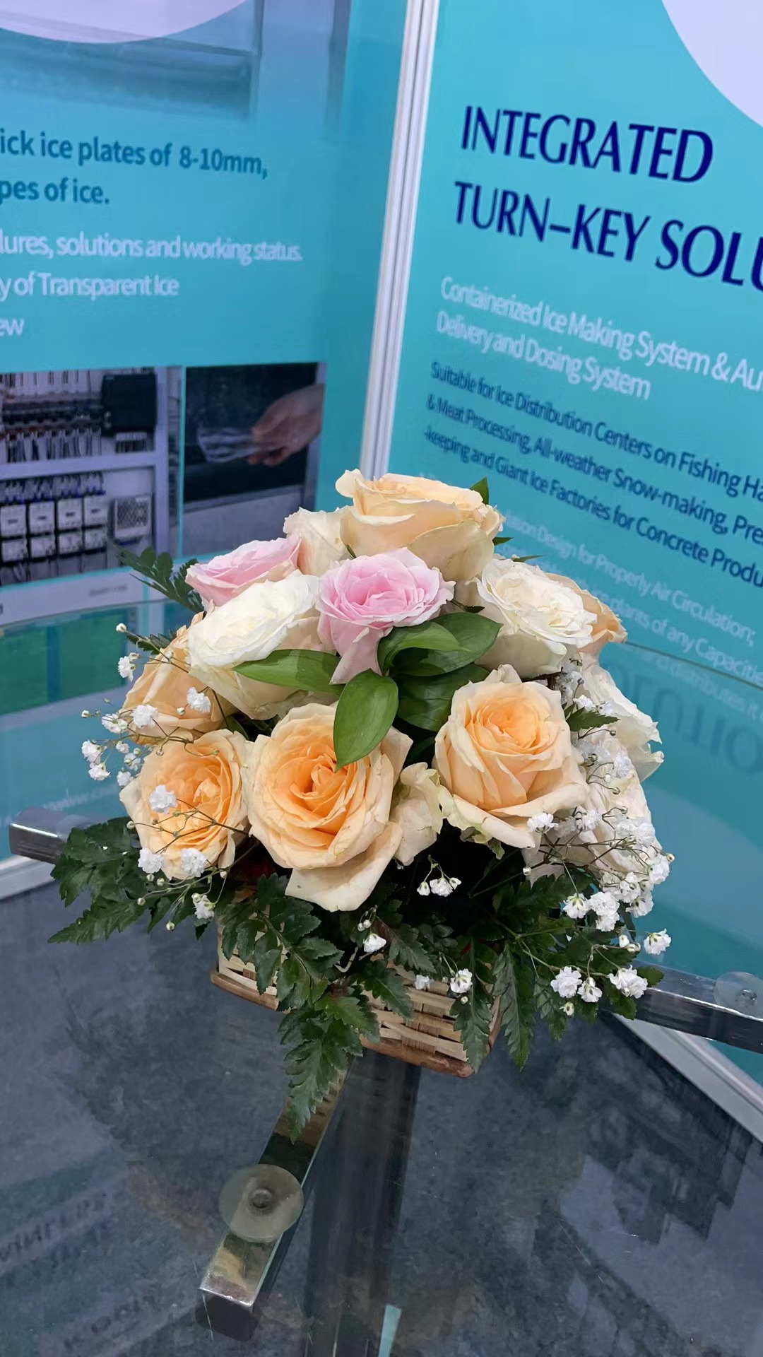 The ICESTA tube ice display machine was purchased directly with Indonesian currency 18