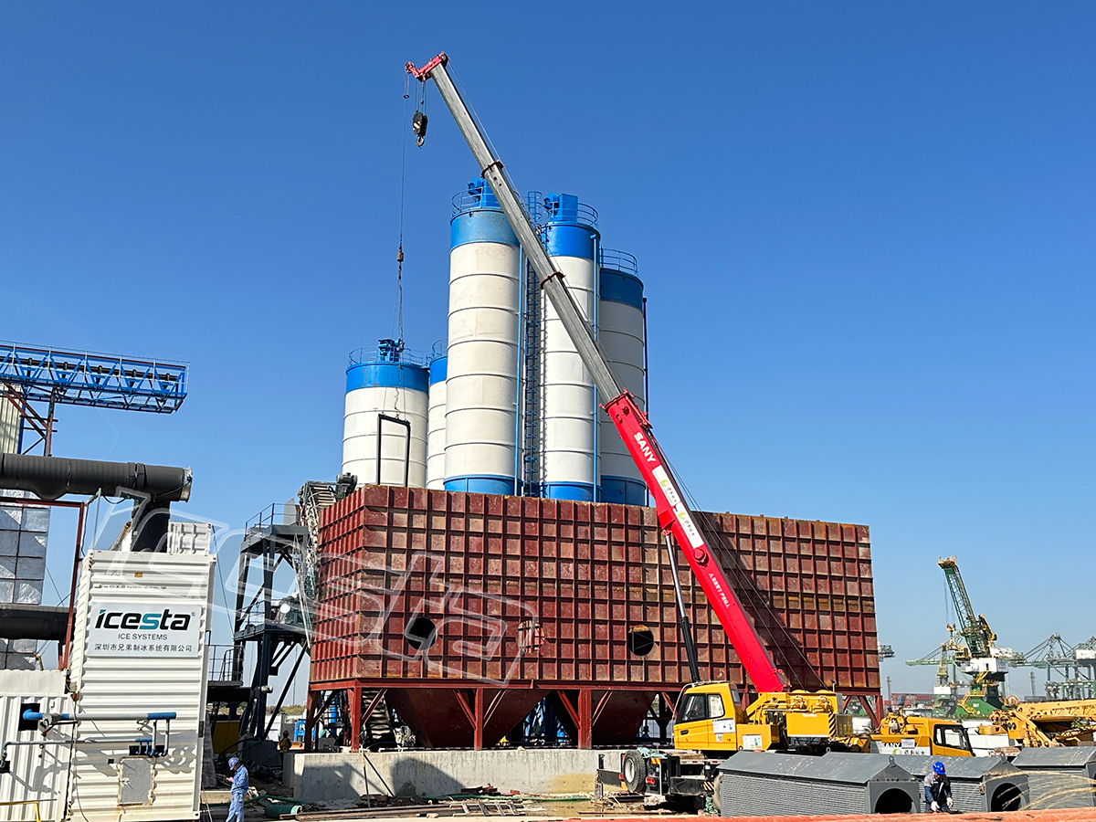 ICESTA One-stop Turnkey Ice supporting Project- a complete concrete cooling system has been installed in Humen, China 6