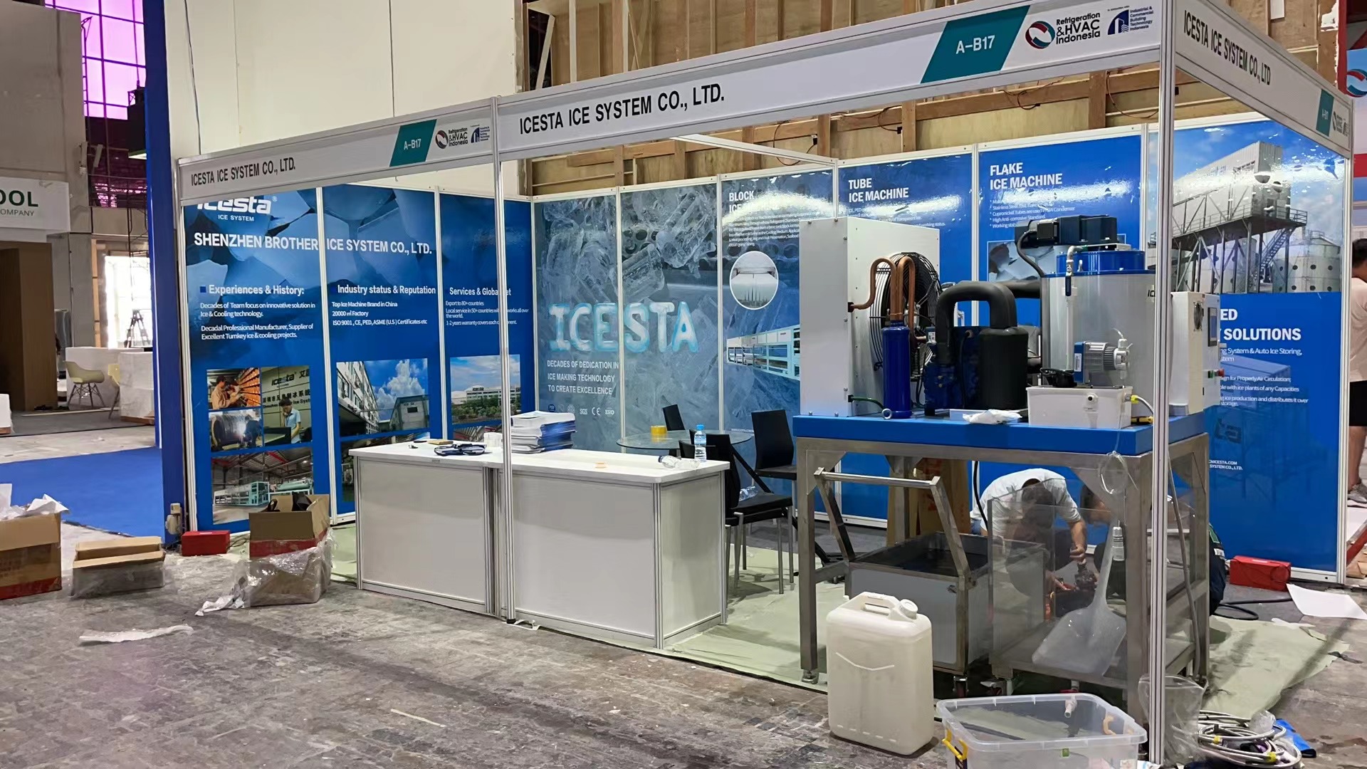 ICESTA successfully participated in the Largest Refrigeration and HVAC Indonesia 2023 Exhibition 1