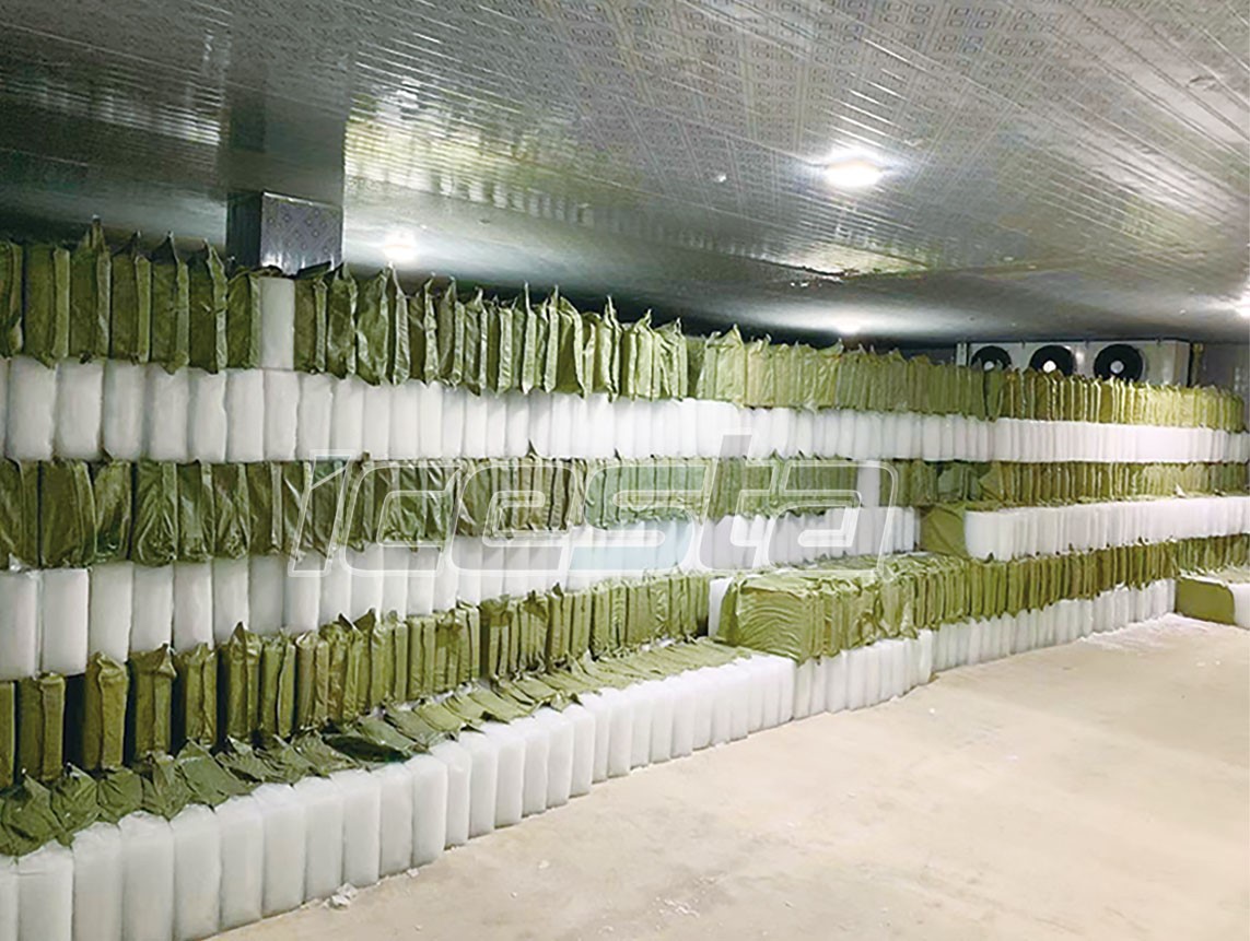 Block Ice plant 100 Ton in Beijing from ICESTA 8