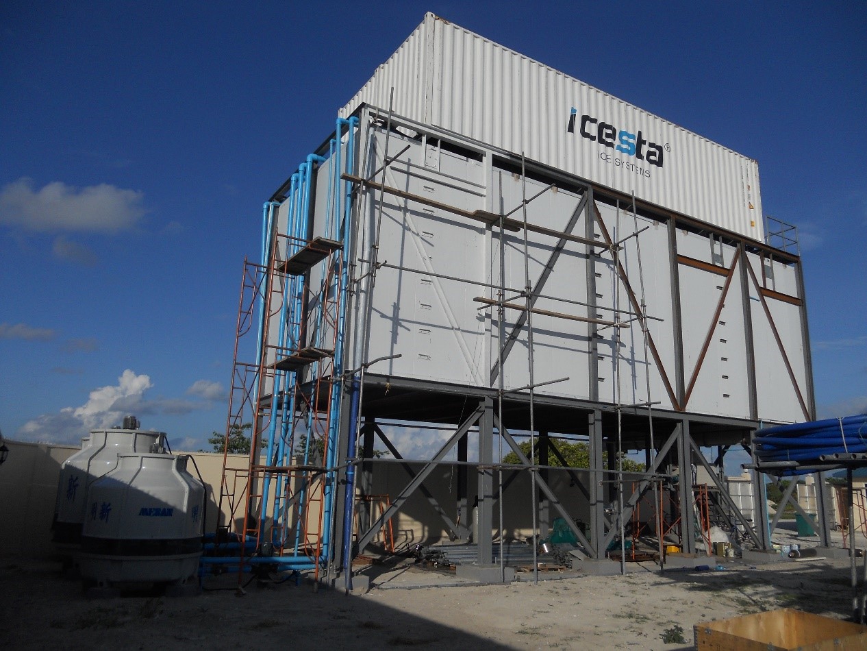 ICESTA Containerized Flake ice plant storage & Delivery system 6