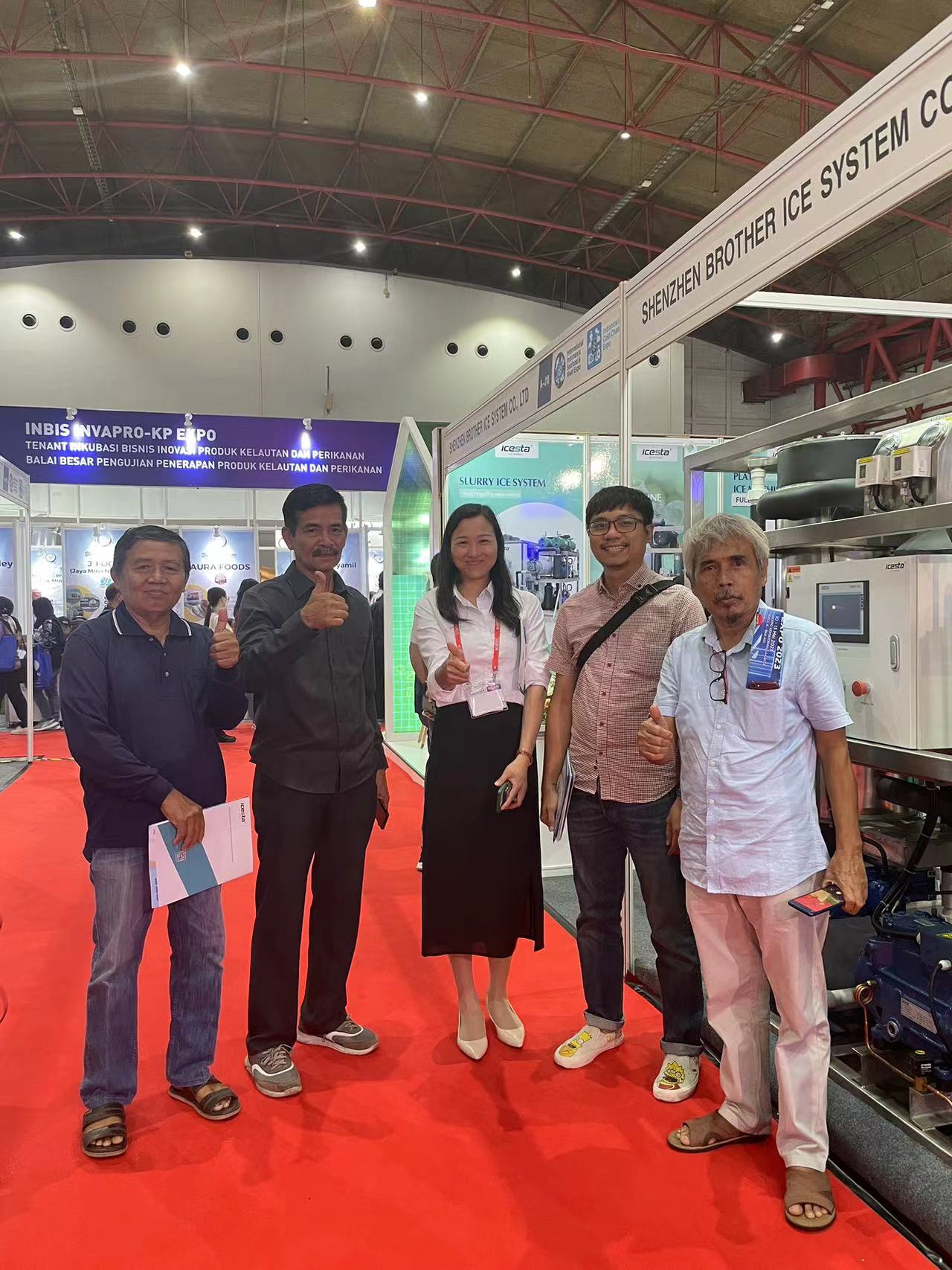 ICESTA's tube ice machine and flake ice machine successfully participated in The IISM & Indonesia Cold Chain Expo 6