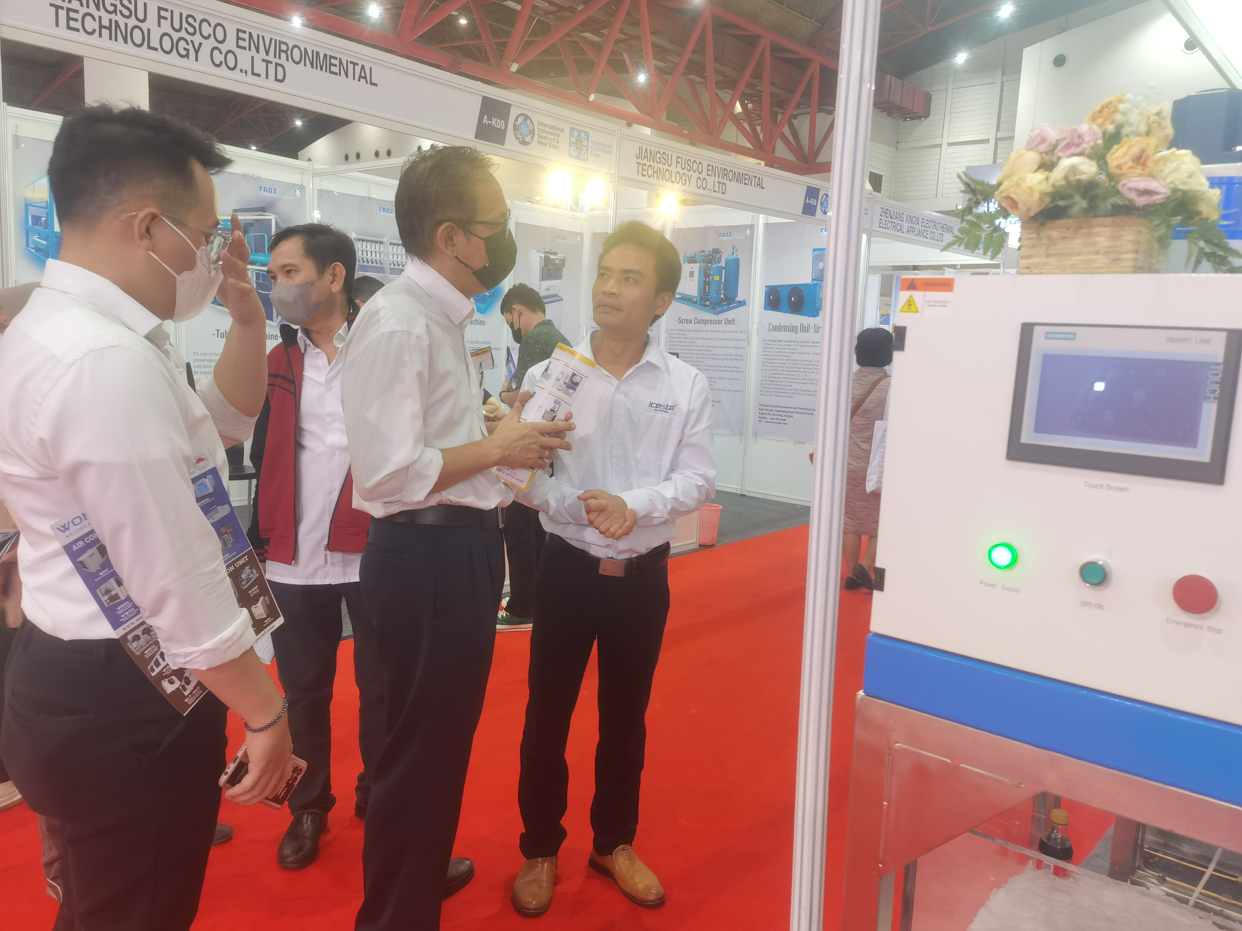 ICESTA's tube ice machine and flake ice machine successfully participated in The IISM & Indonesia Cold Chain Expo 9