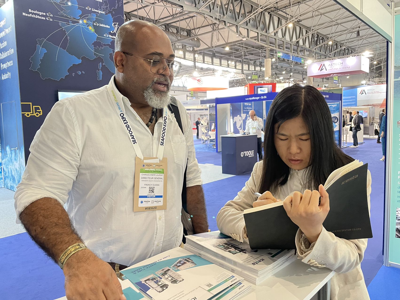 ICESTA team successfully participated in The Seafood Expo Global 2023 in Barcelona,Spain 4