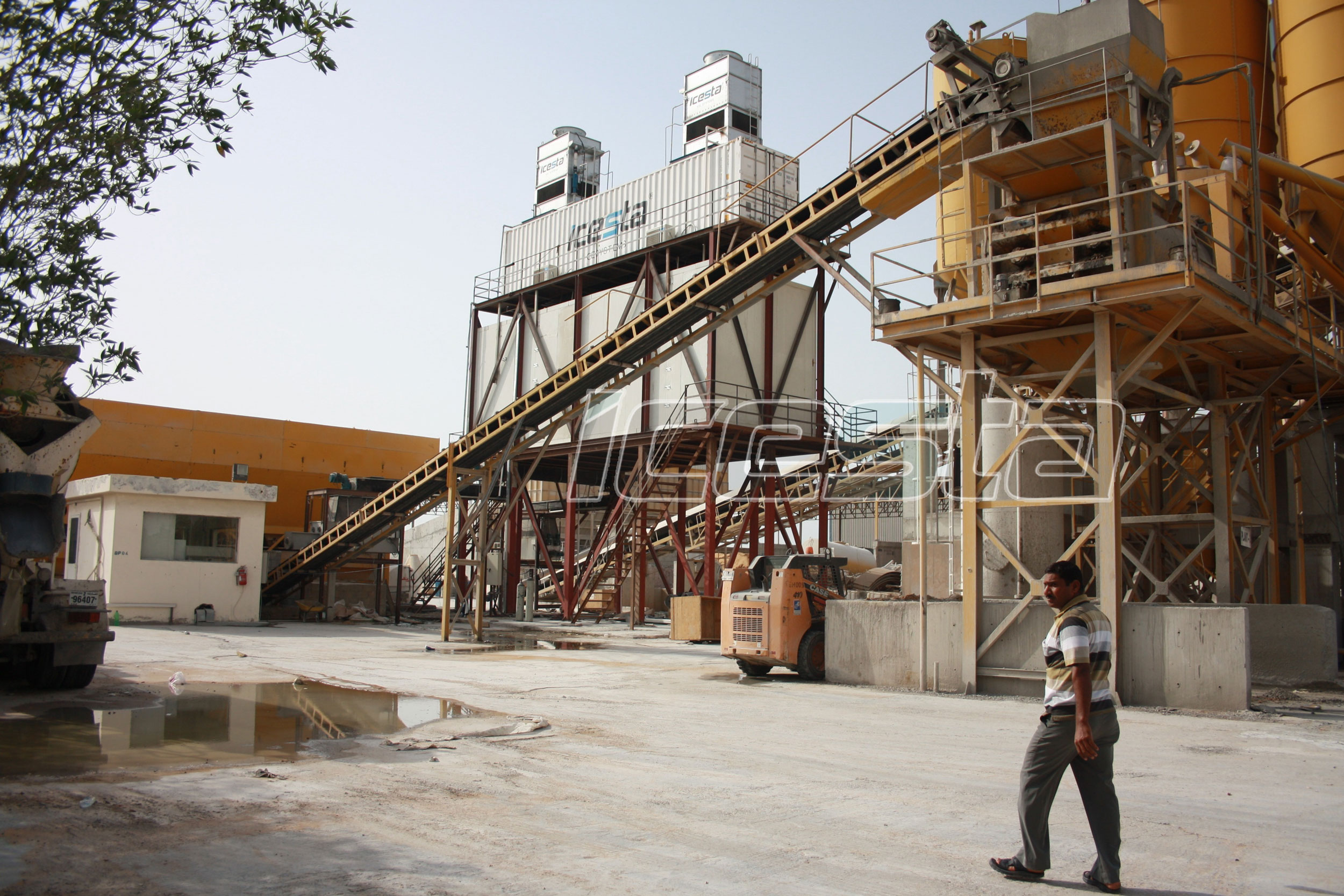 Flake ice system for concrete cooling solution from ICESTA 20