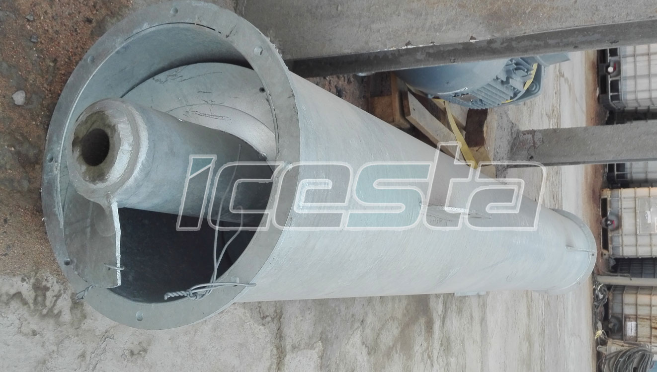 Flake ice system for concrete cooling solution from ICESTA 6