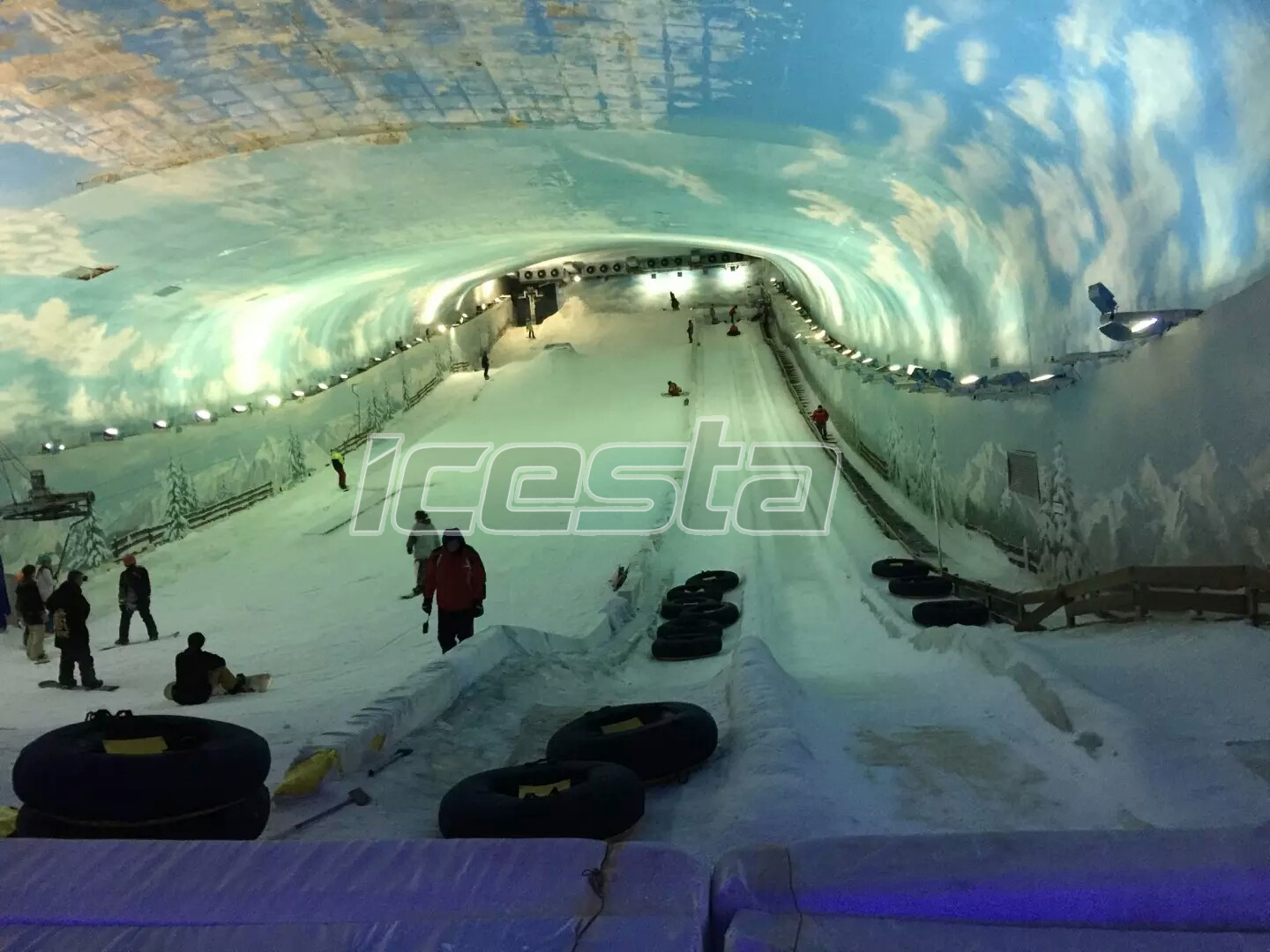 what is Arificial snow ice machine system? 28