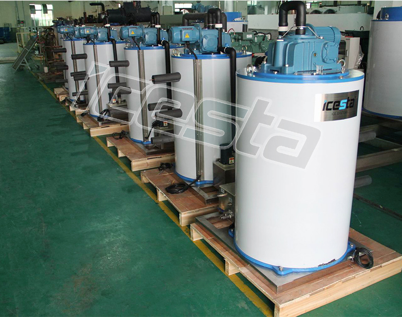 Flake ice evaporator PED certificate from ICESTA 4