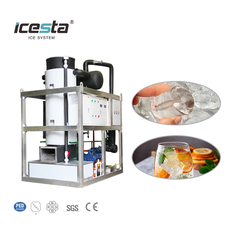 Quality Icesta Tube Ice making Machine 1 2 3 5 ton for drinking Manufacturer | Brother Ice System 1