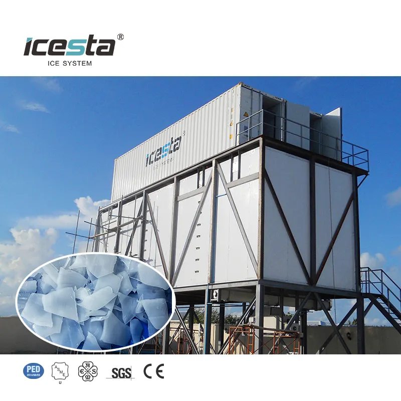 10 Ton Industrial Ice Flake Making Machine - Customizable Specs, Long Lifespan, Superior Performance 2
