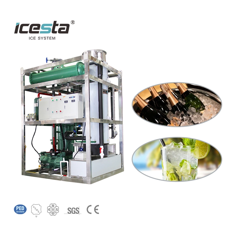 Ice tube machine Plant Industrial 1 5 10 30 tons Icesta sale factory Price Crystal Cylinder ice machine for philippines 1