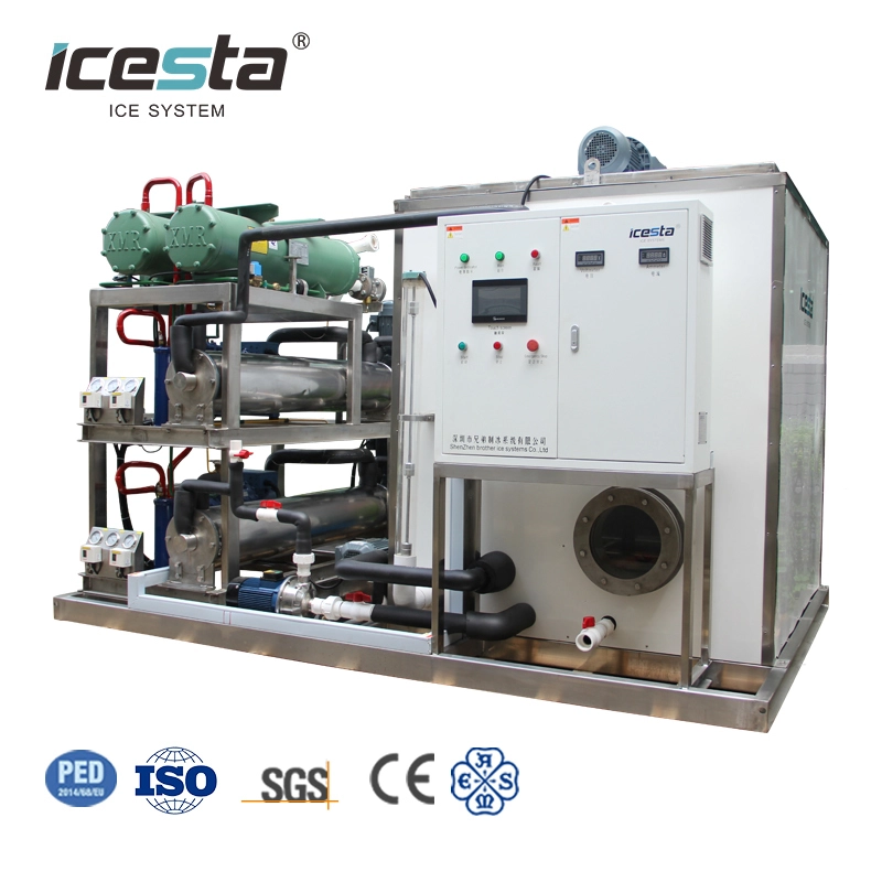ICESTA Sea water Slurry ice machine 10 tons customized automatic energy-saving high productivity Long Service Life 1