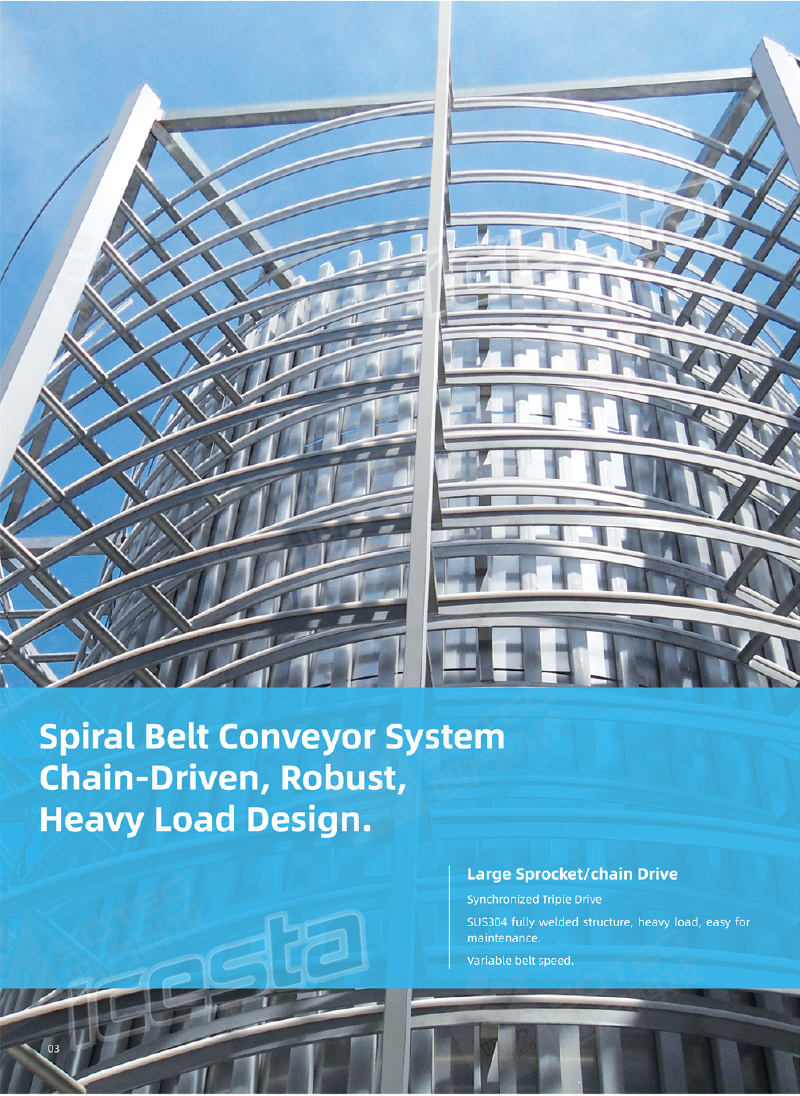 Double Spiral Freezer Automatic Industrial Quick Freezing Technology Manufacturer Easy Operation 8