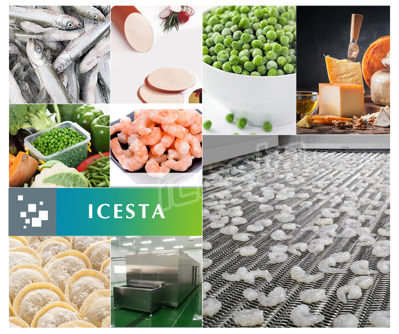 Tunnel Freezer with Iqf Processing Line Automic Cryogenic Durian Quick Freeze For Food Processing Industry 9