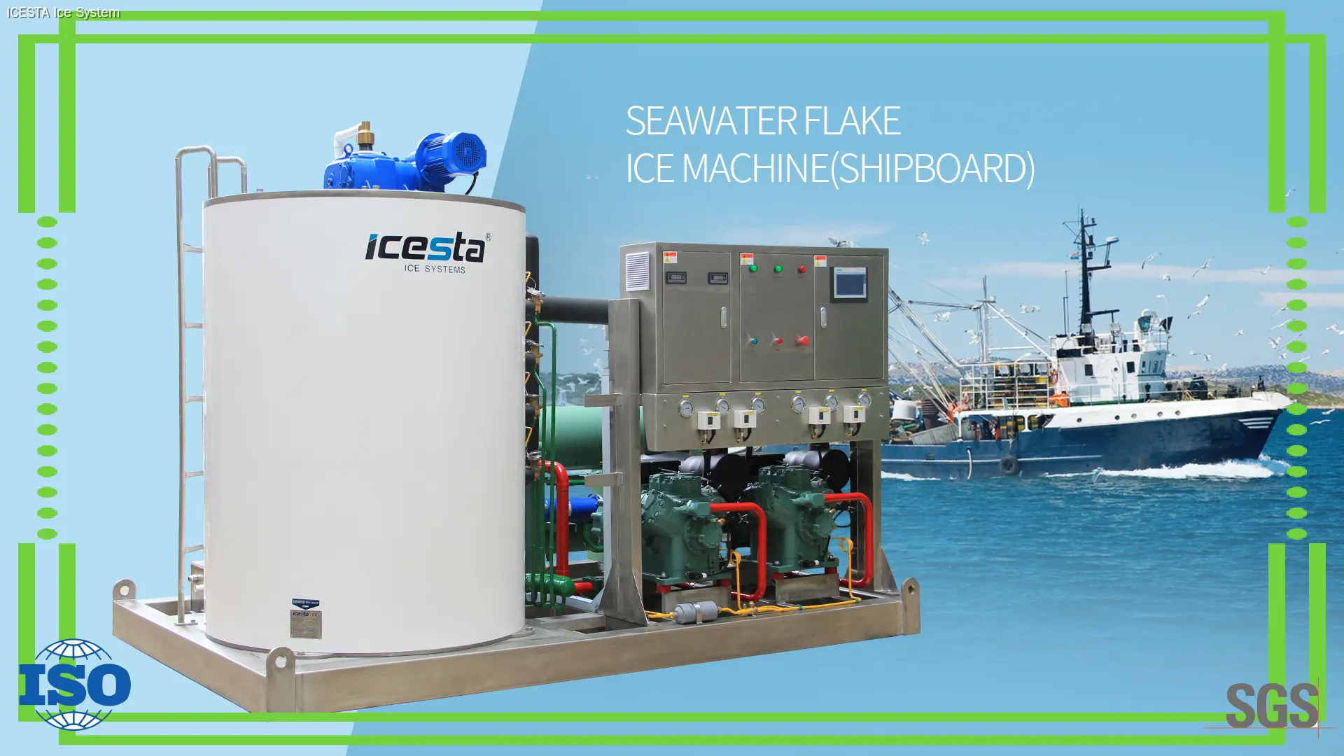 Seawater Flake Ice Machine 10-25T - Superior Performance & Quality 1