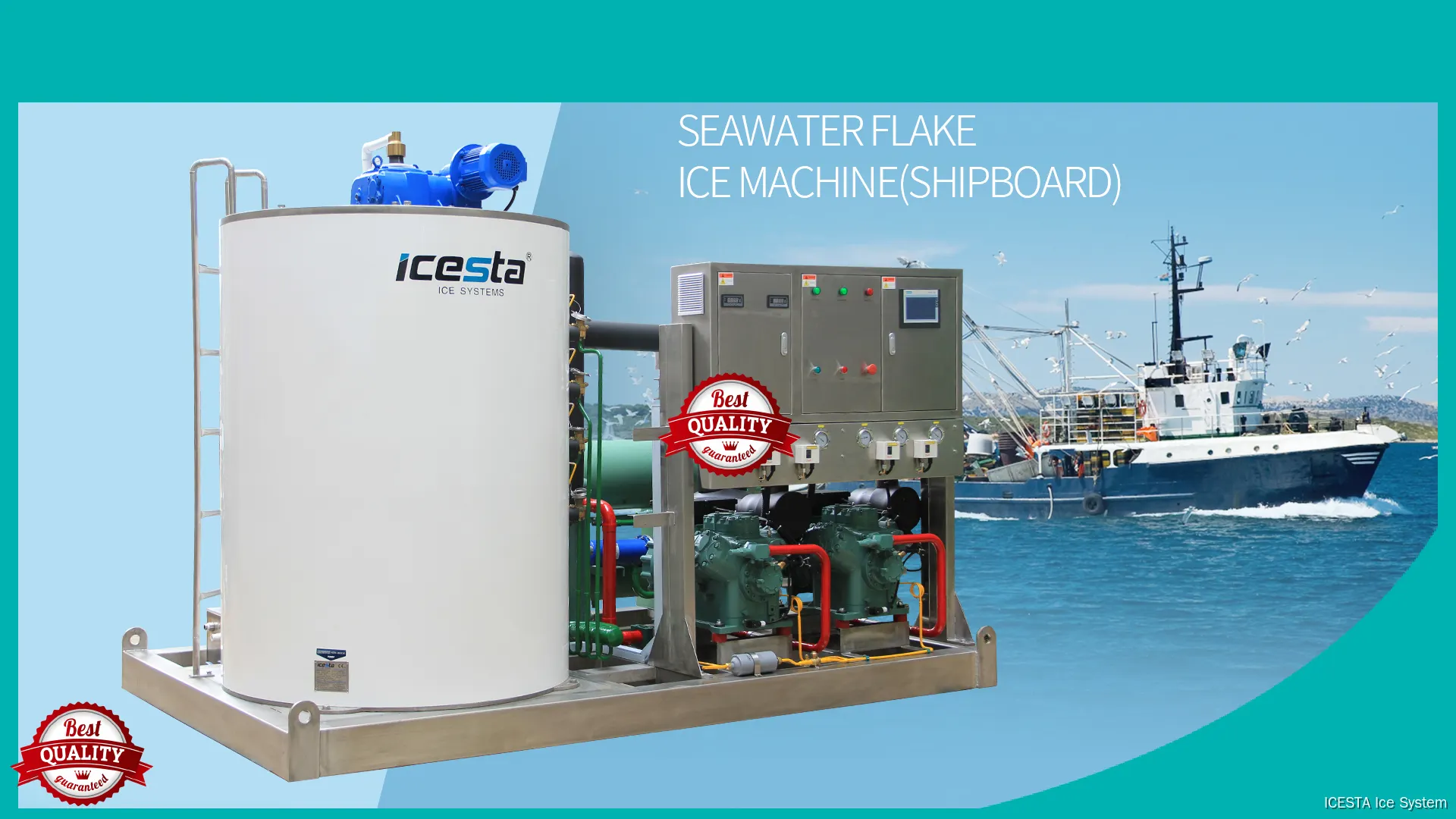 Seawater Flake Ice Machine - High Quality & Customizable 1