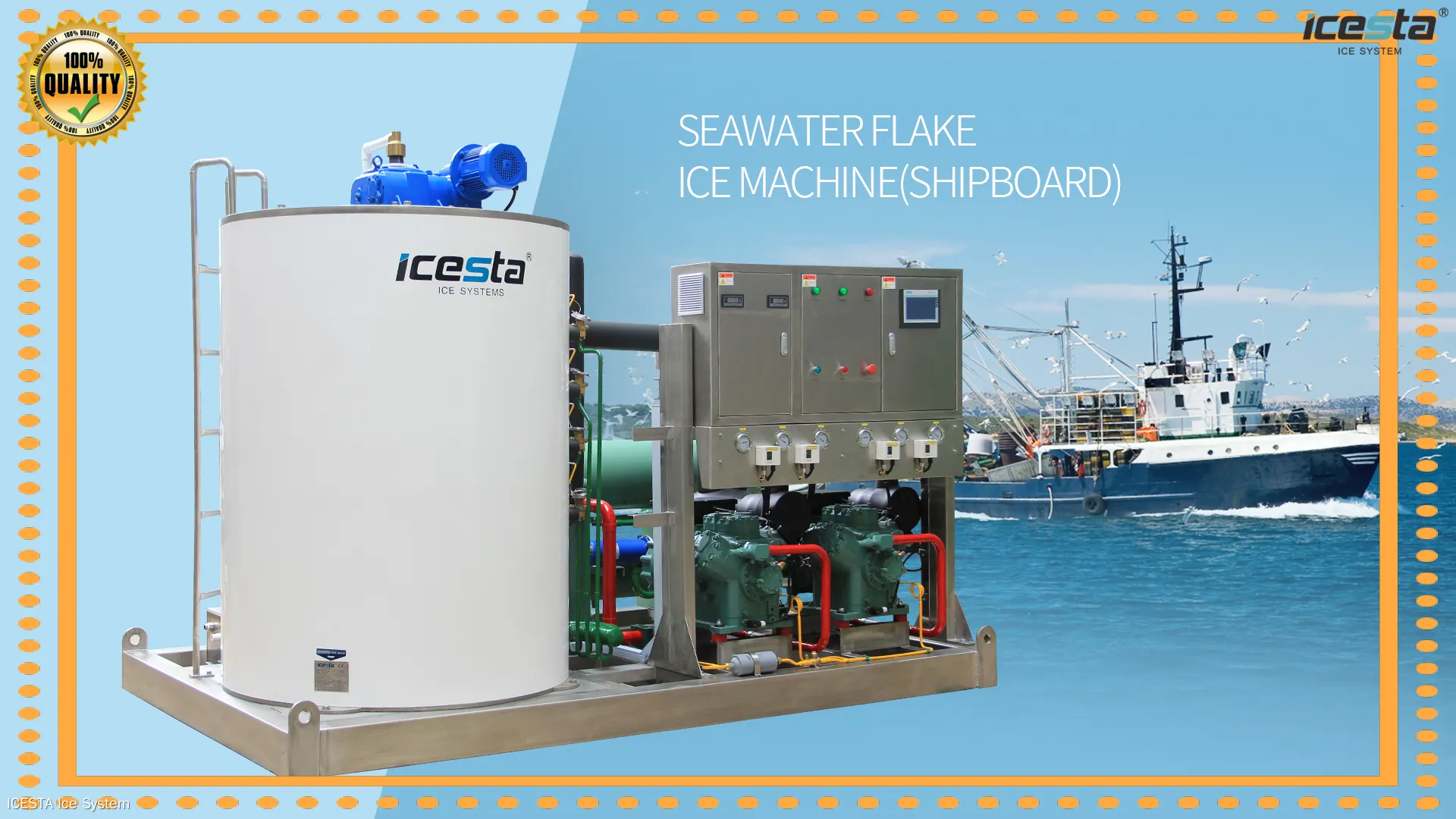 Saltwater Flake Ice Maker - Customizable Specifications, Anti-Corrosive Design 1
