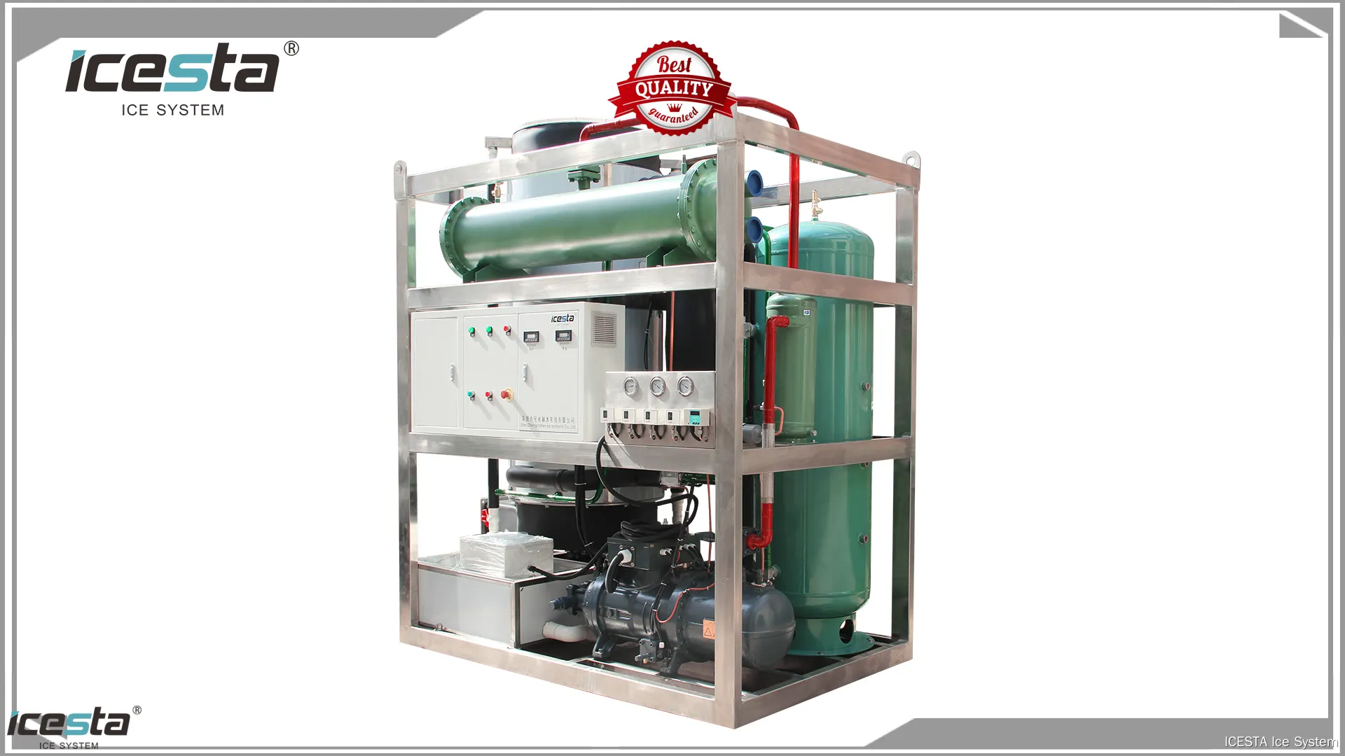 High Quality Stainless Steel Tube Ice Maker - 1-10-15 Ton - Corrosion Resistant - Customizable Specifications 1