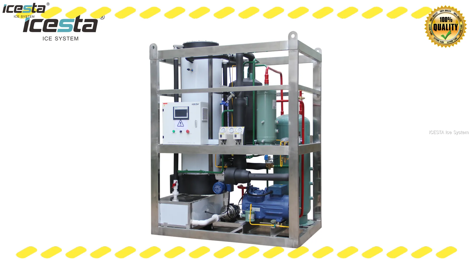 High-Quality Stainless Steel Tube Ice Maker - Flake Ice Machine 1