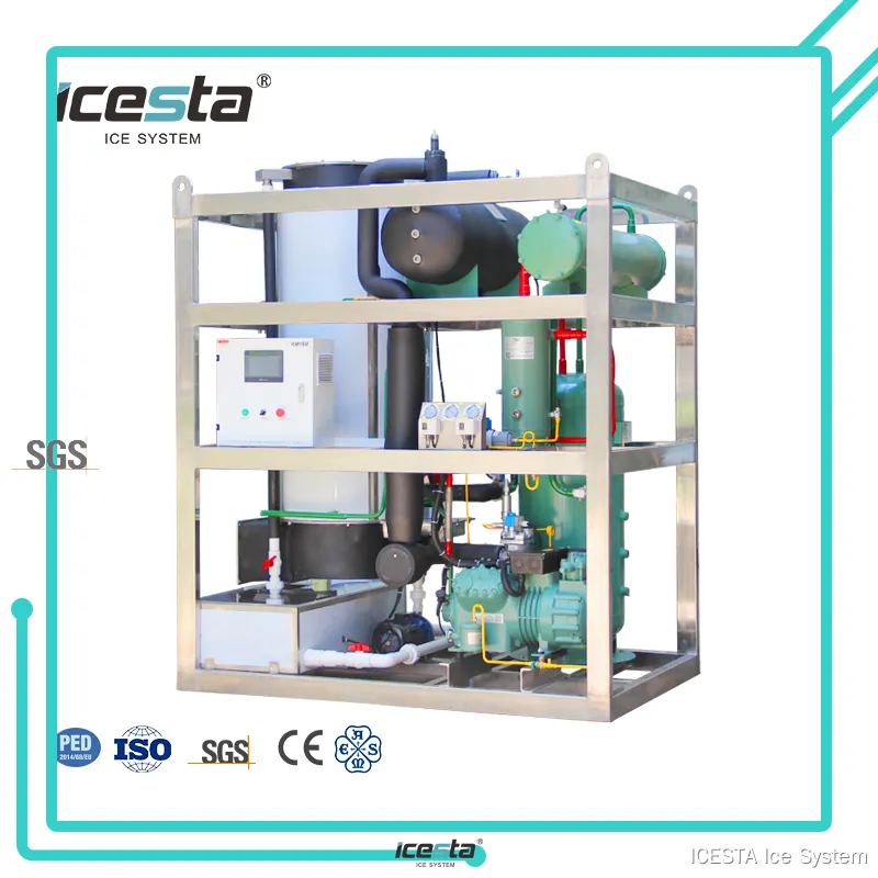 ICESTA High-Output Tube Ice Machine: Customizable & Durable Design 1