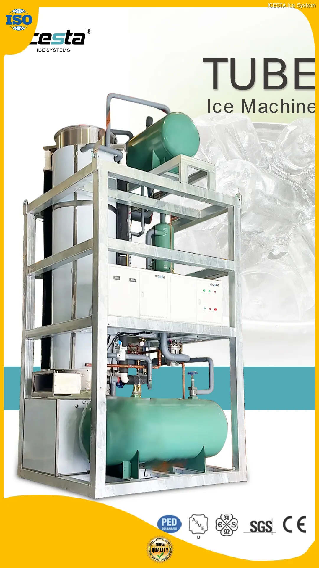 High Efficiency Industrial Tube Ice Maker 1