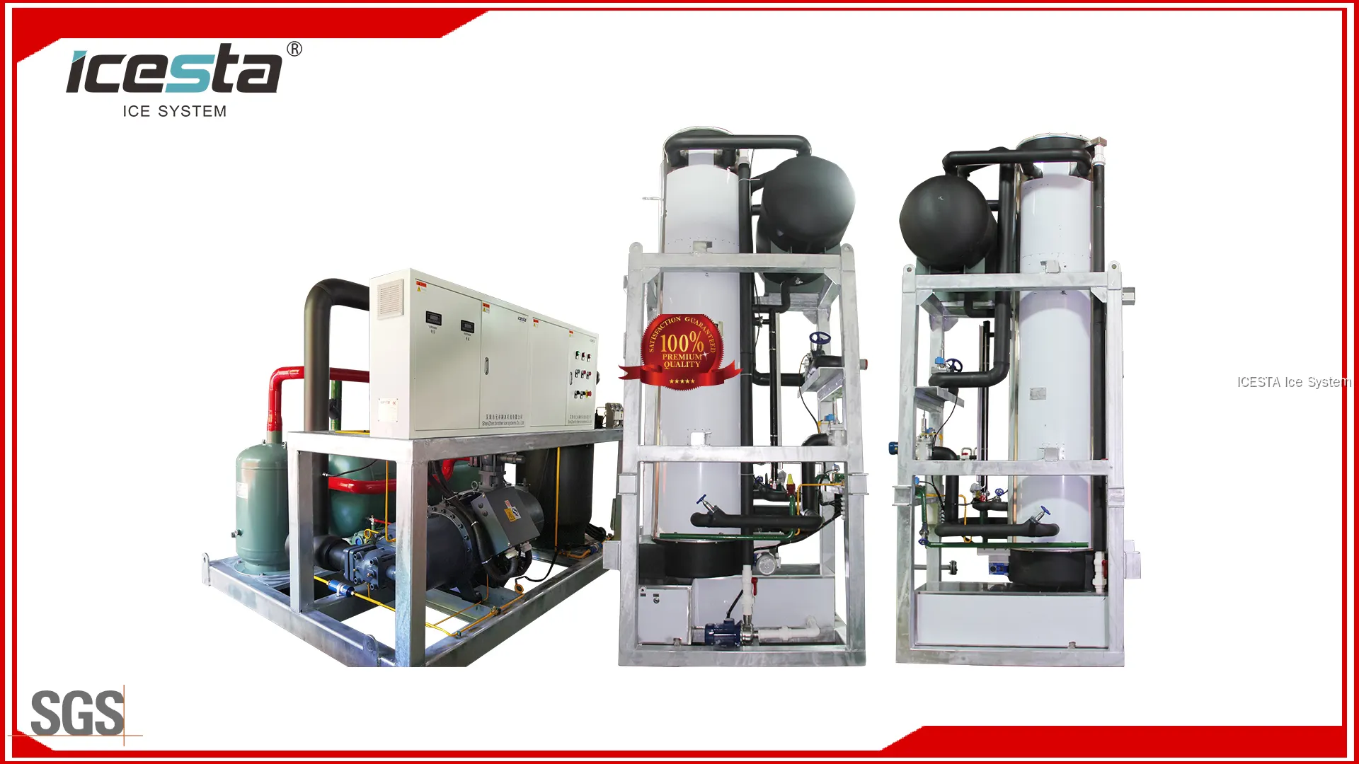 Industrial Tube Ice Maker - High Quality & Customizable 20-80 Tons 1